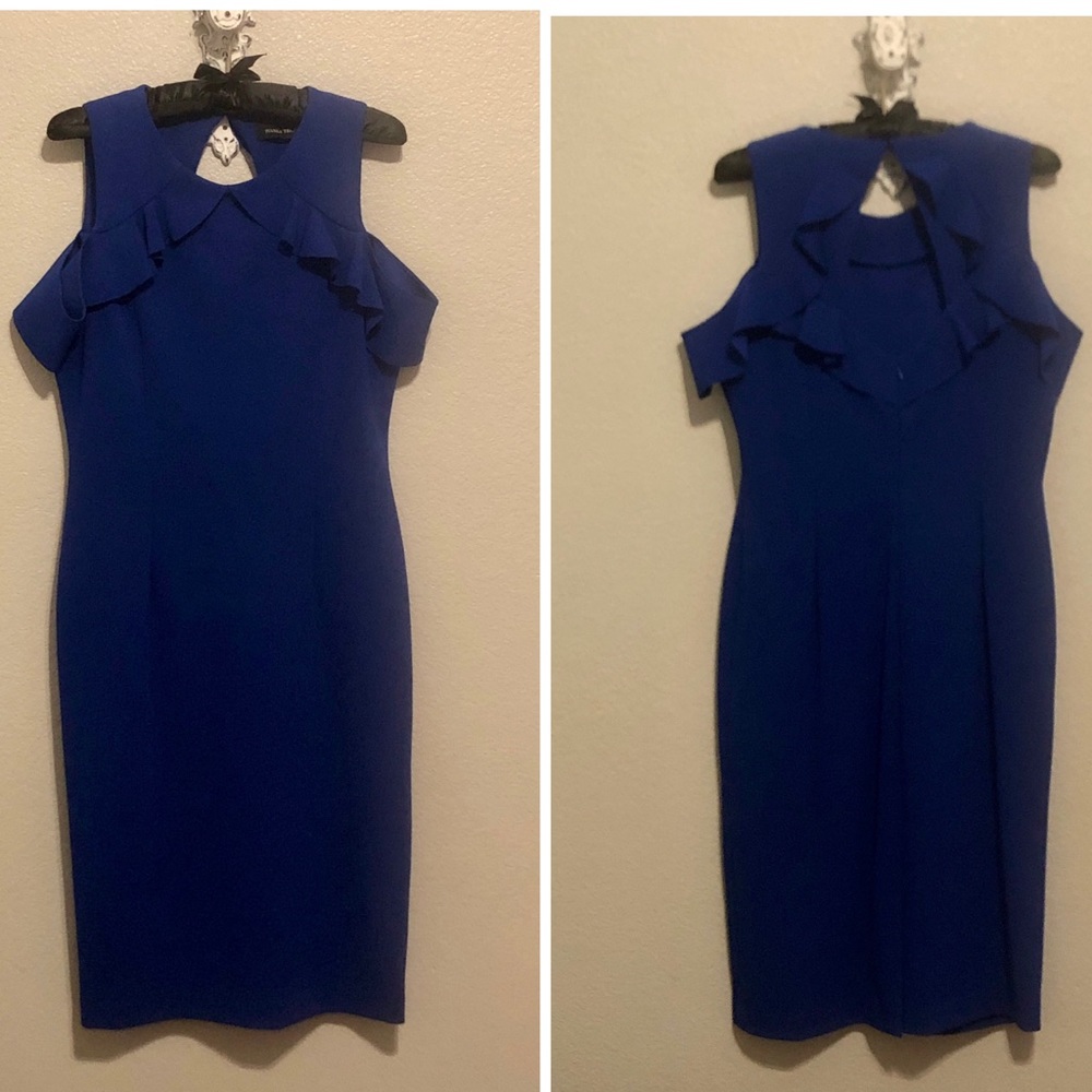 Ivanka Trump royal blue dress